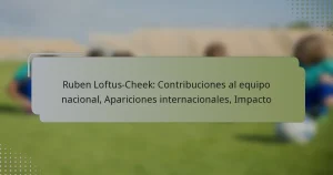 Ruben Loftus-Cheek: Contribuciones al equipo nacional, Apariciones internacionales, Impacto