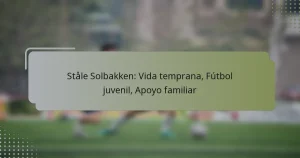 Ståle Solbakken: Vida temprana, Fútbol juvenil, Apoyo familiar